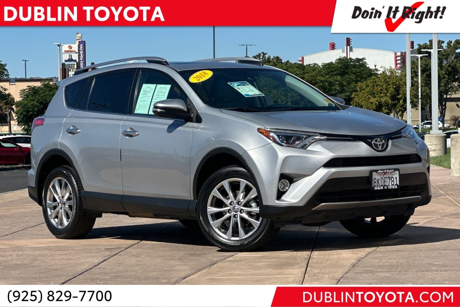 2018 Toyota RAV4 Limited — photo 1 of 20