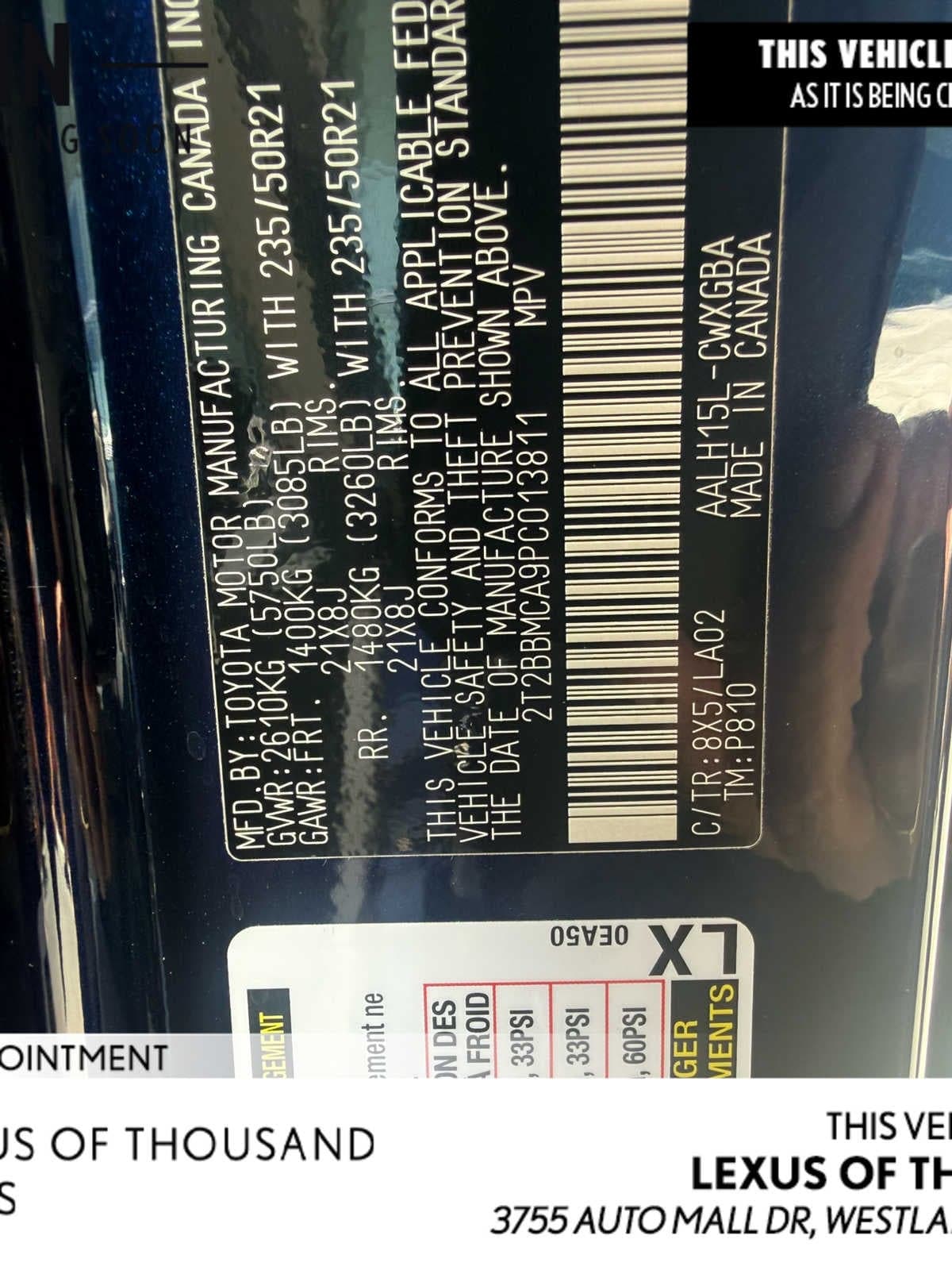 2023 Lexus RX RX 350h Luxury — photo 1 of 9