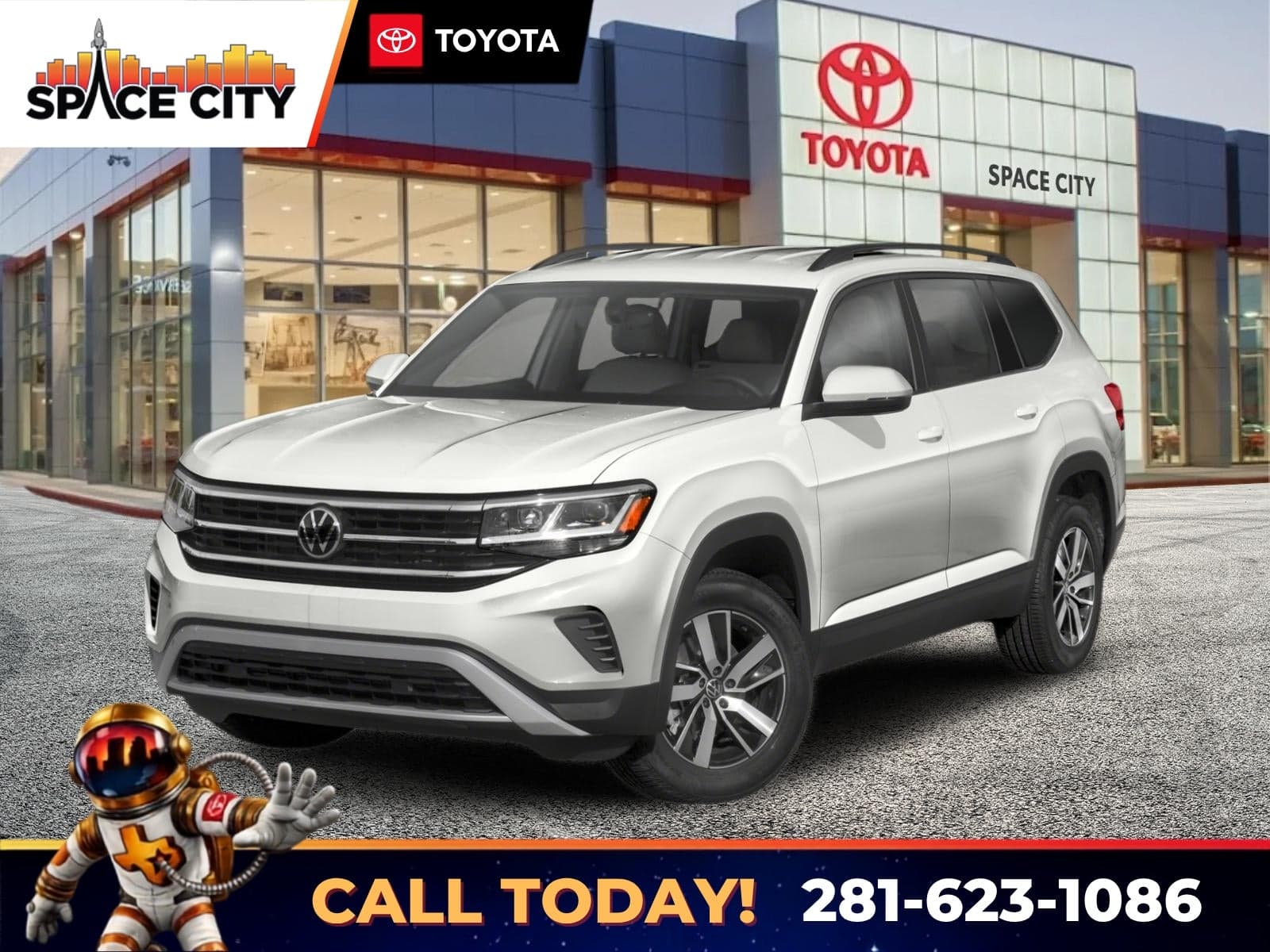 2021 Volkswagen Atlas 3.6L V6 SE w/Technology — photo 1 of 22
