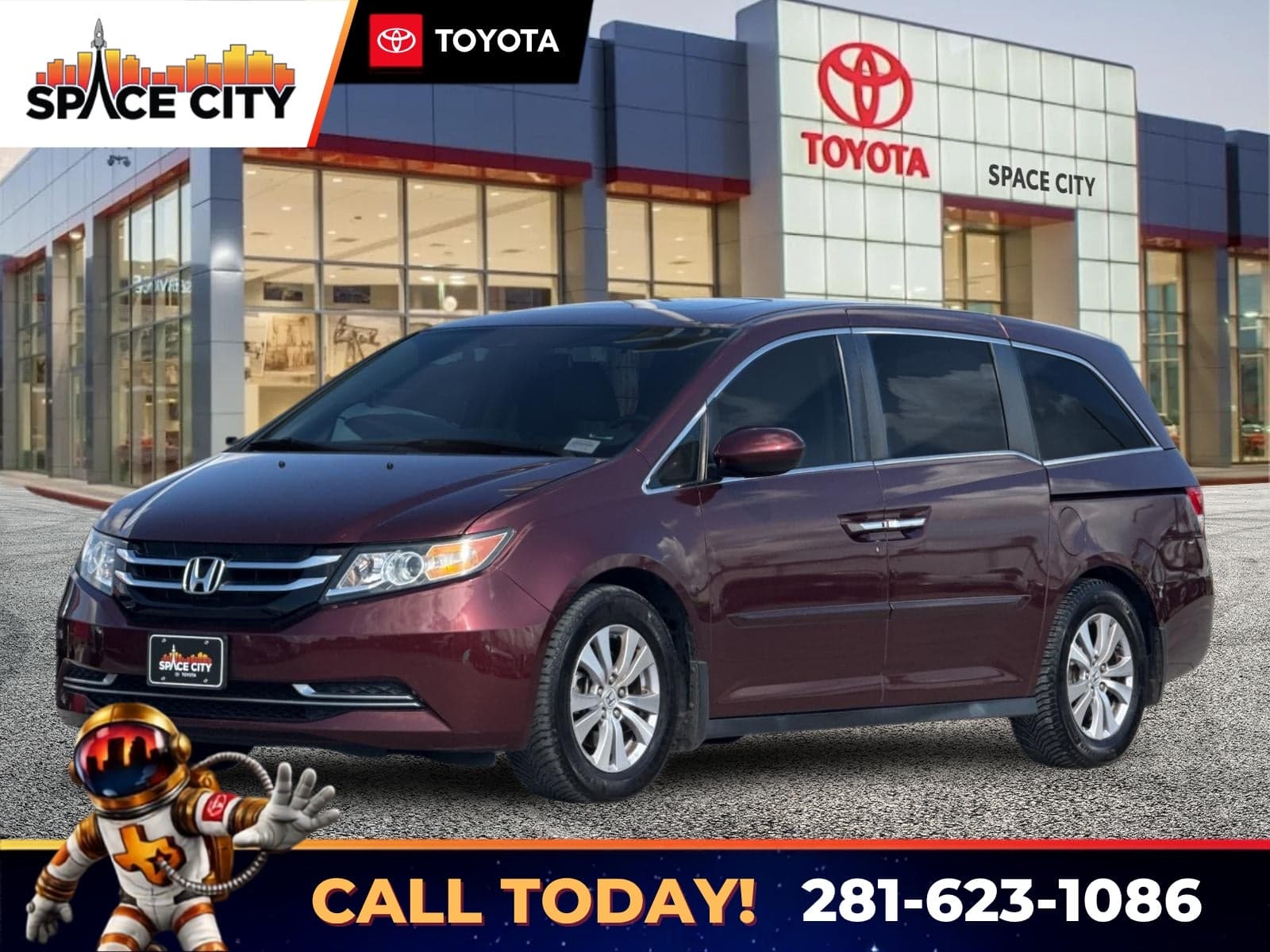 2016 Honda Odyssey EX-L — photo 1 of 5