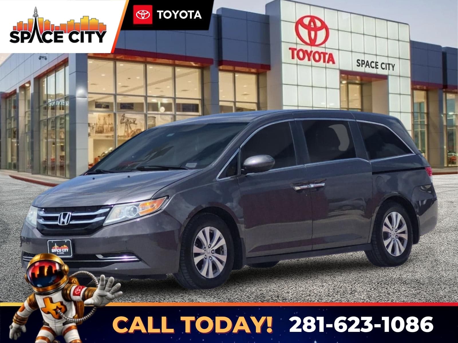 2015 Honda Odyssey EX-L — photo 1 of 32