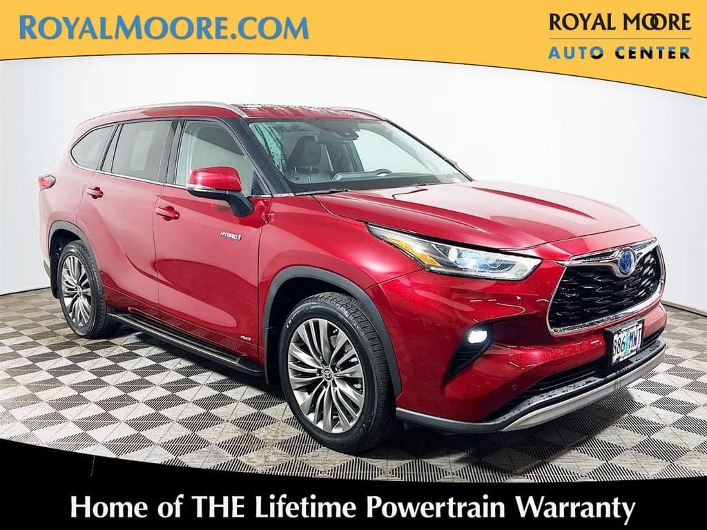 2021 Toyota Highlander Hybrid Platinum — photo 1 of 68