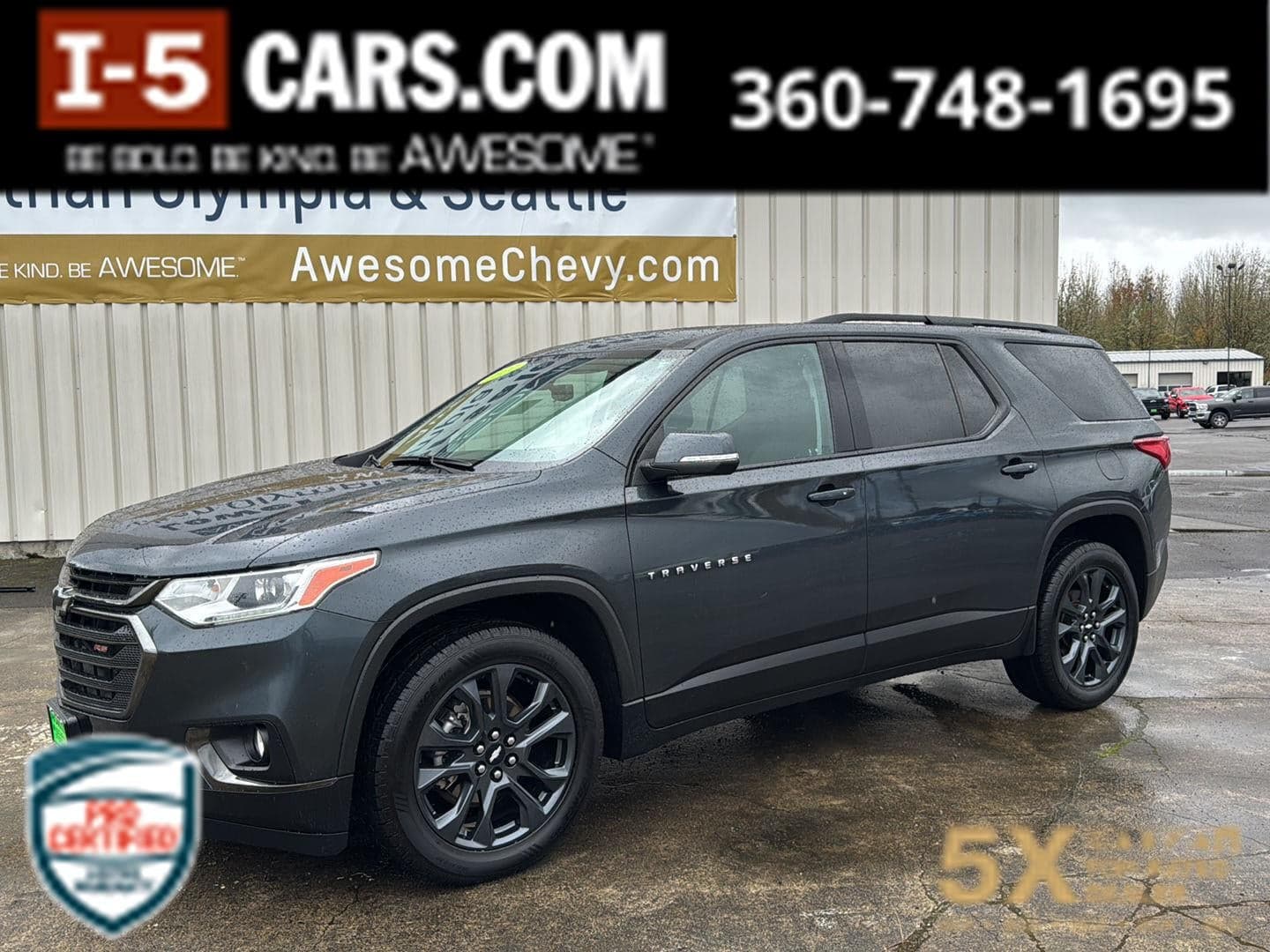 2021 Chevrolet Traverse RS — photo 1 of 4