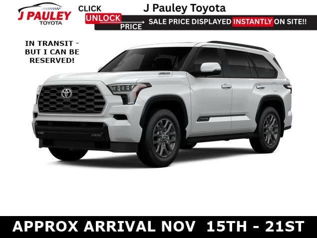 2026 Toyota Sequoia Platinum — photo 1 of 5
