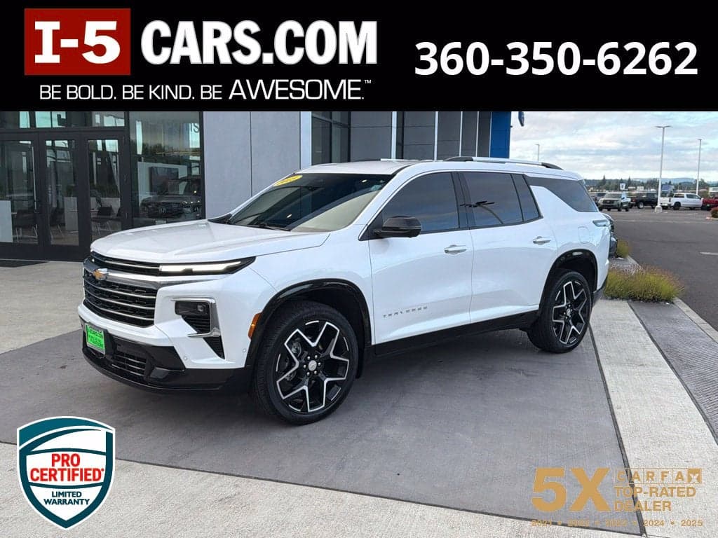 2025 Chevrolet Traverse AWD High Country — photo 1 of 22