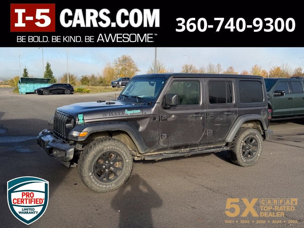 2021 Jeep Wrangler Unlimited Willys — photo 1 of 5