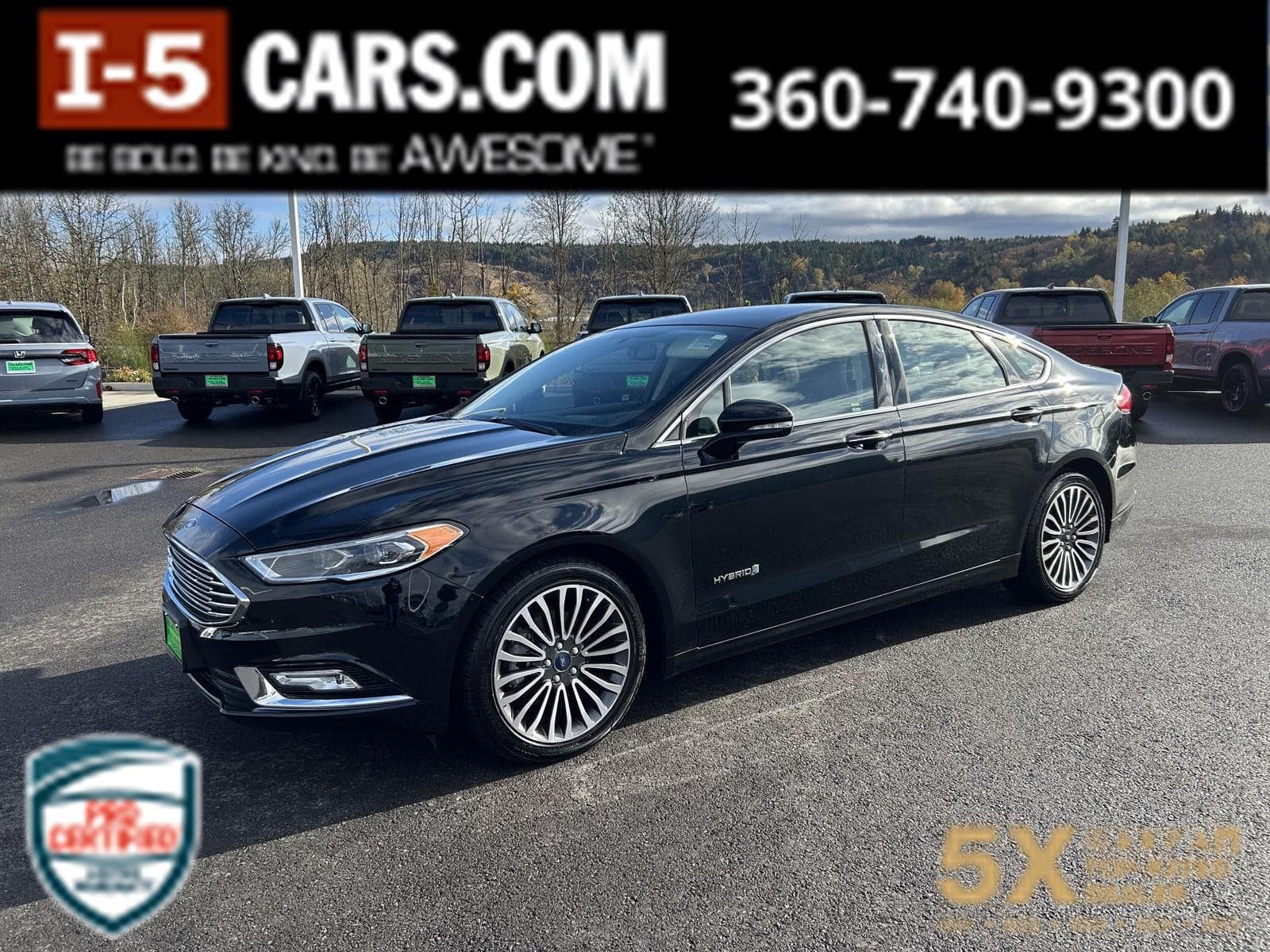 2018 Ford Fusion Hybrid Titanium — photo 1 of 4