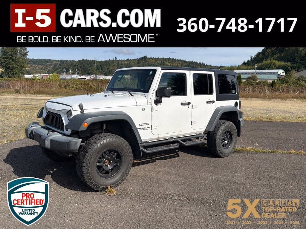 2017 Jeep Wrangler Sport — photo 1 of 6