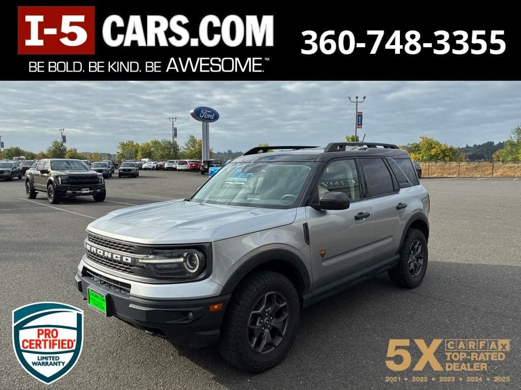 2021 Ford Bronco Sport Badlands — photo 1 of 10