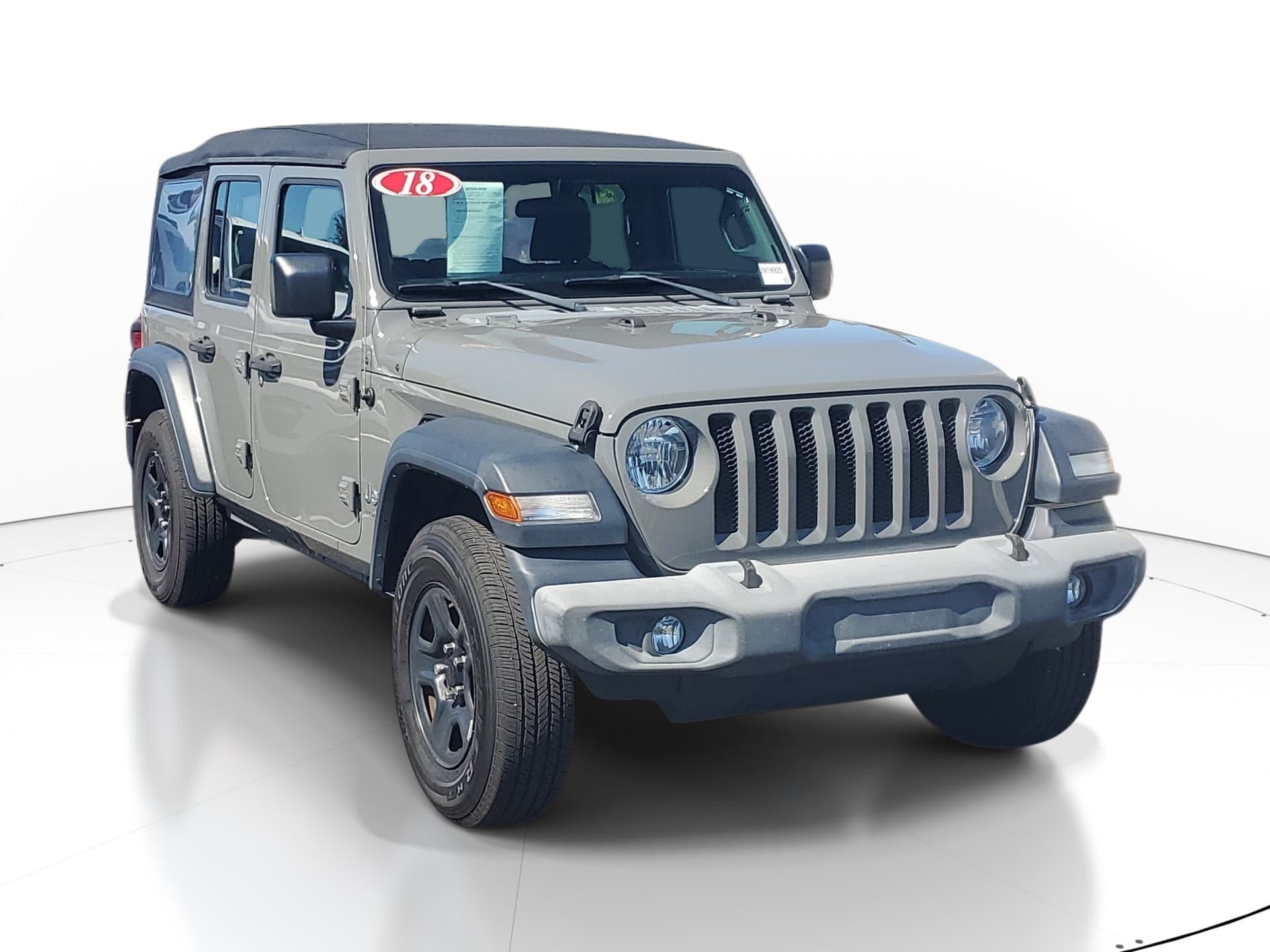 2018 Jeep Wrangler Unlimited Sport — photo 1 of 10