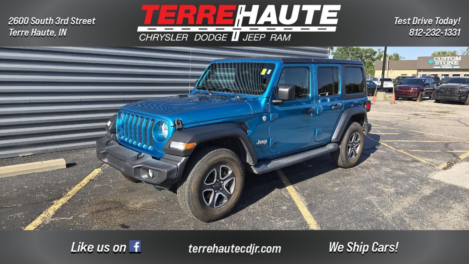 2020 Jeep Wrangler Unlimited Sport S — photo 1 of 39