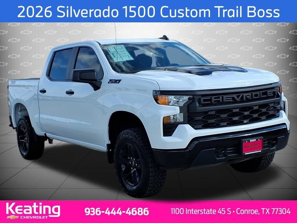 2026 Chevrolet Silverado 1500 Custom Trail Boss — photo 1 of 30