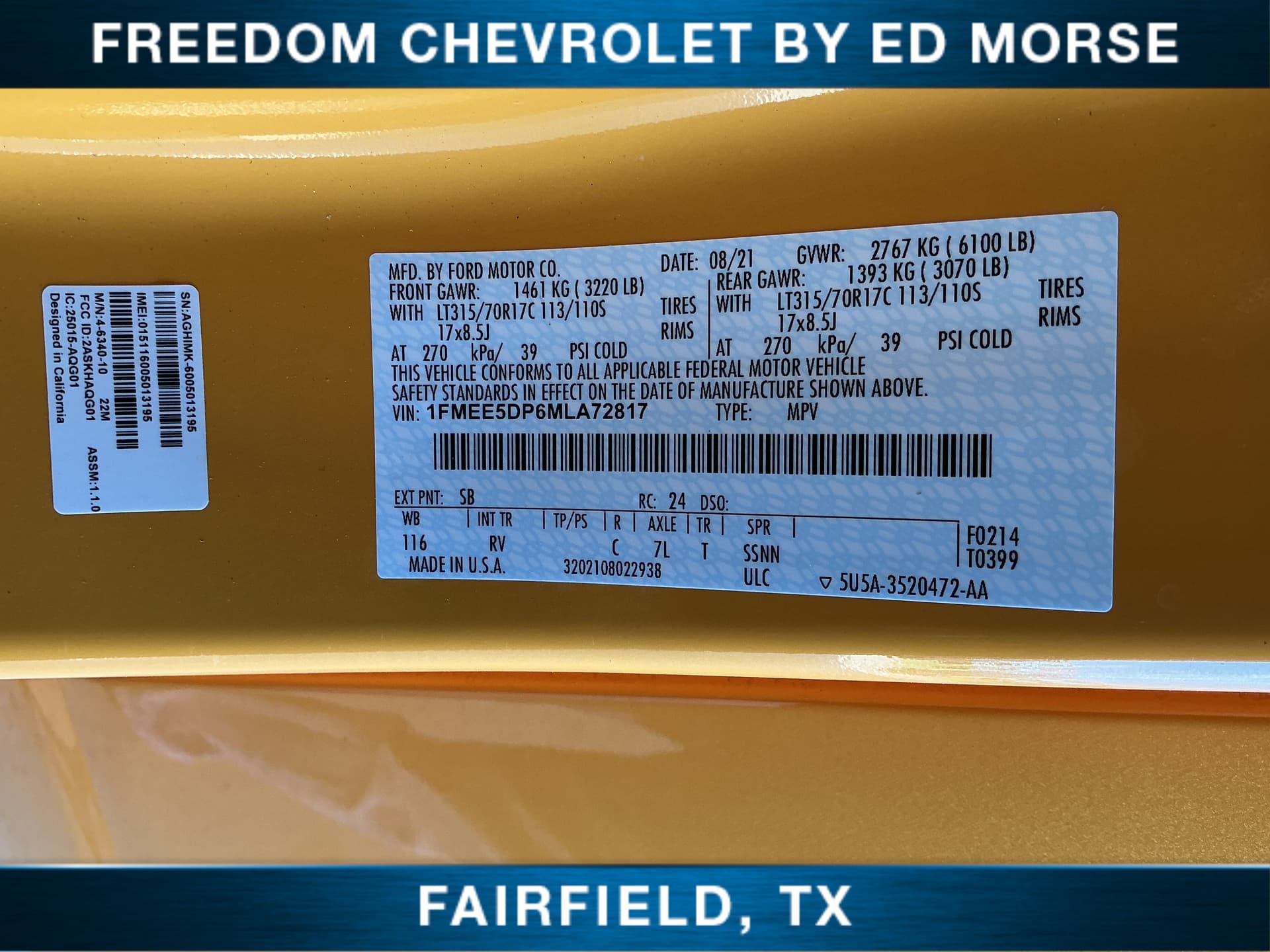 2021 Ford Bronco Base — photo 1 of 44