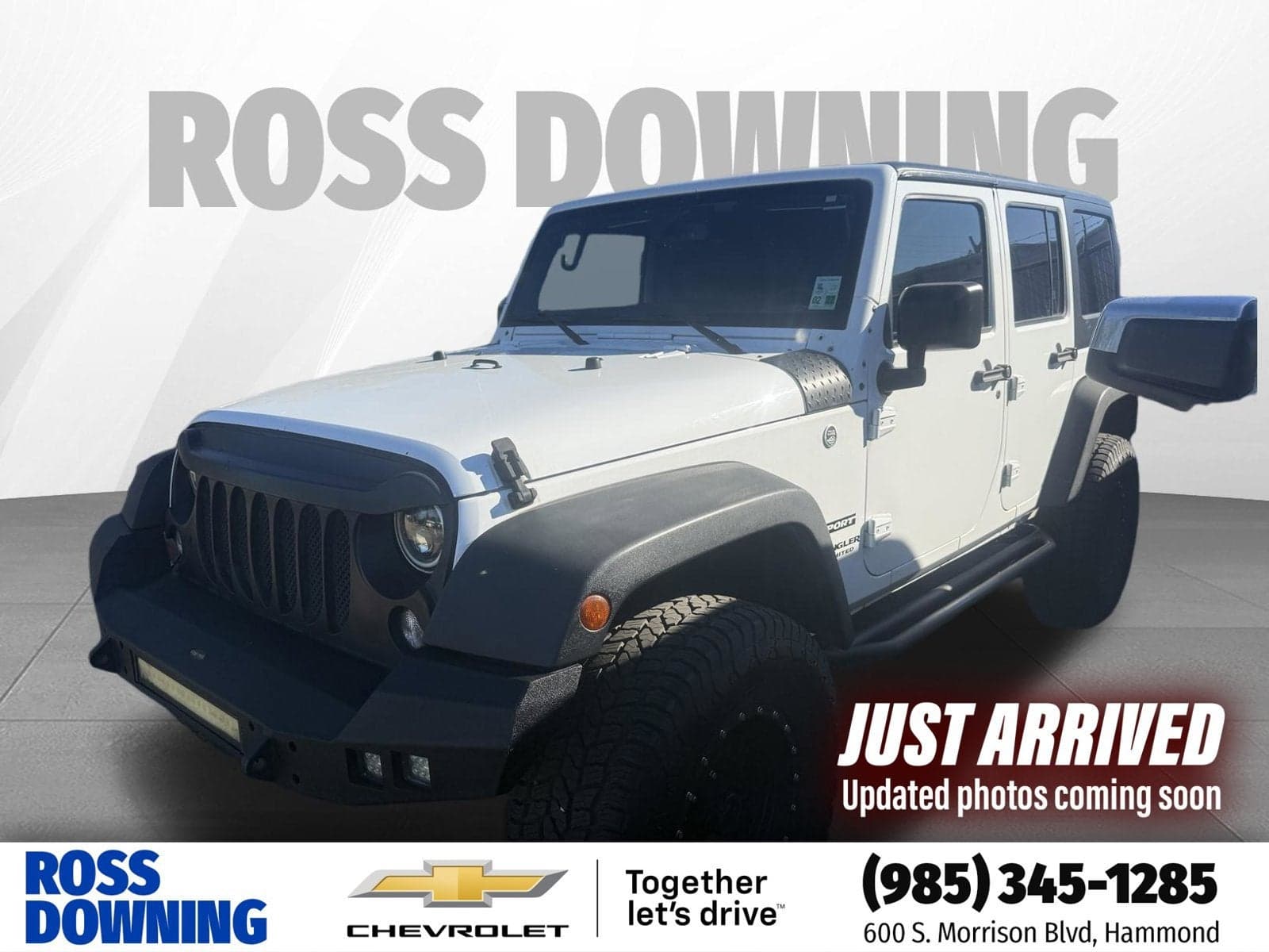 2017 Jeep Wrangler Unlimited Sport — photo 1 of 3