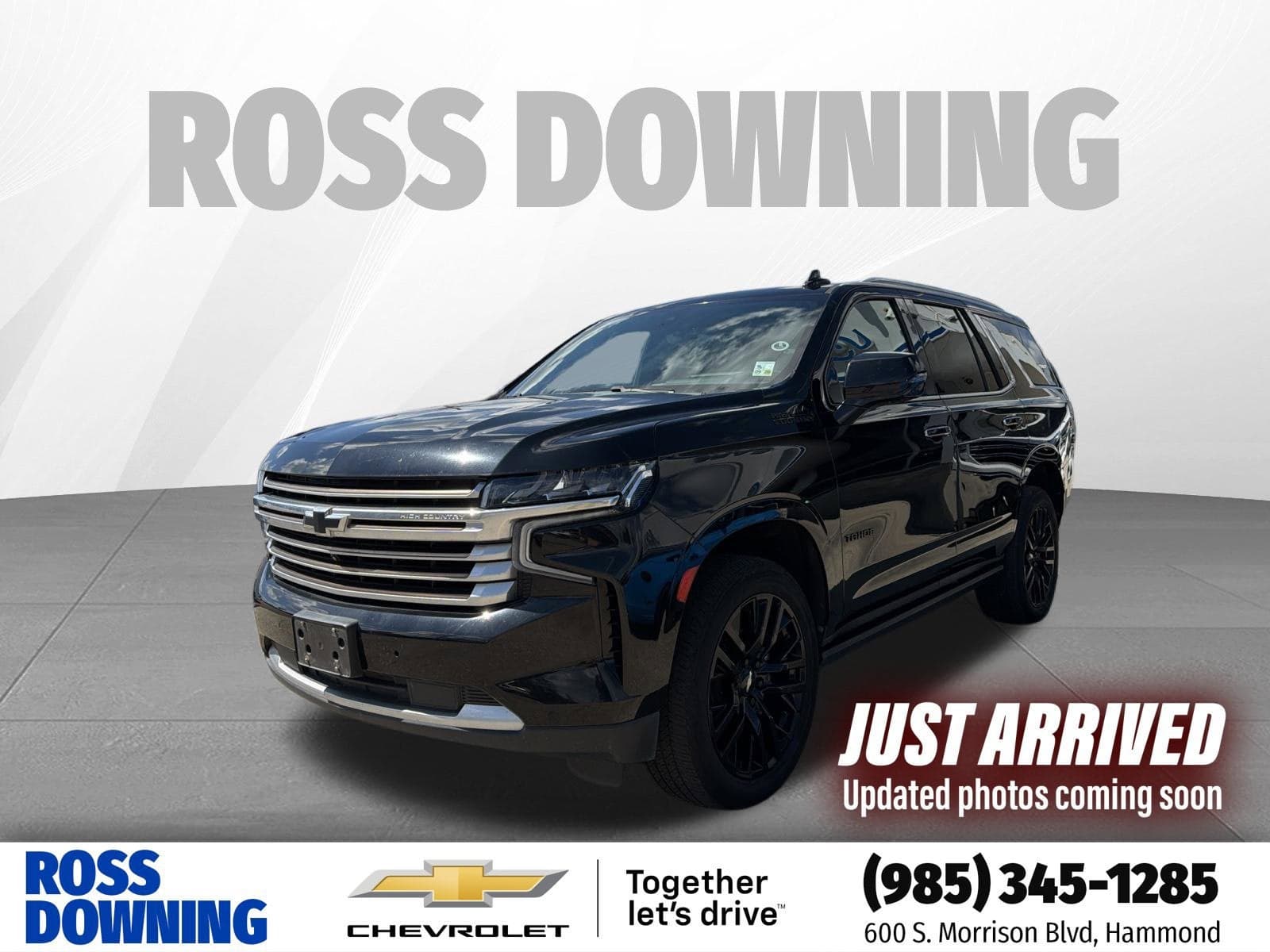2021 Chevrolet Tahoe High Country — photo 1 of 3
