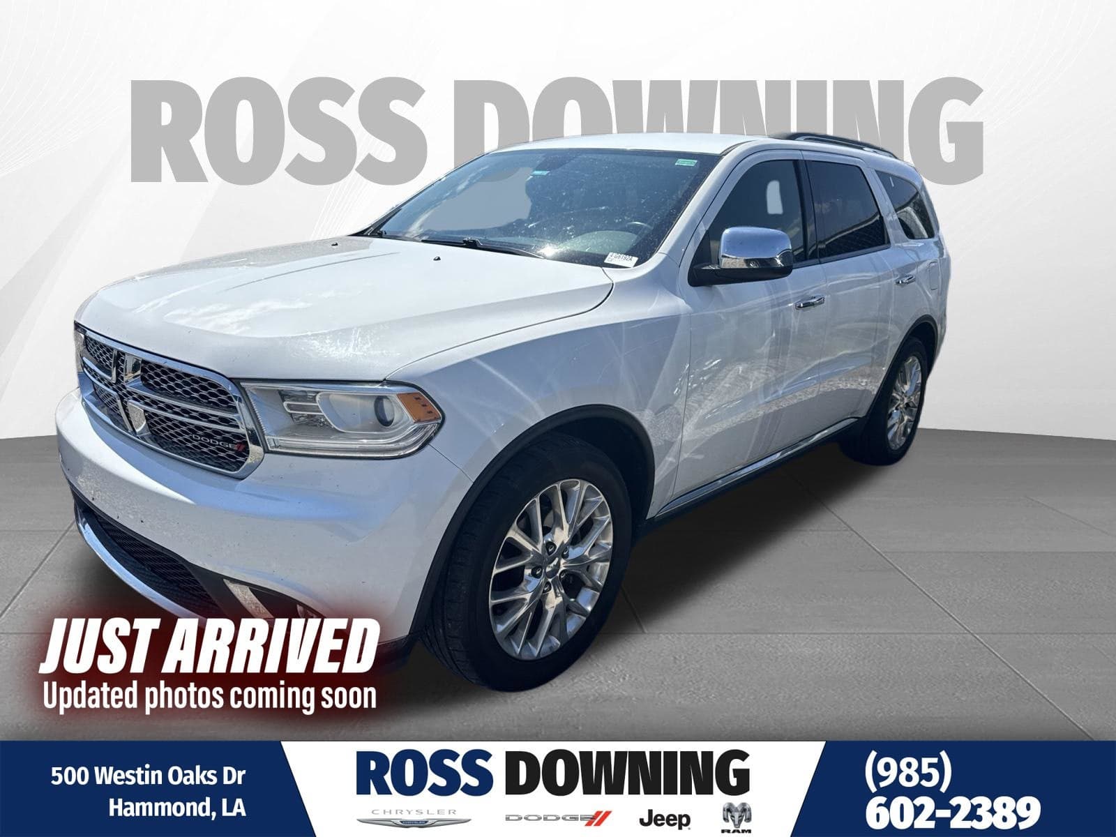 2017 Dodge Durango SXT — photo 1 of 3