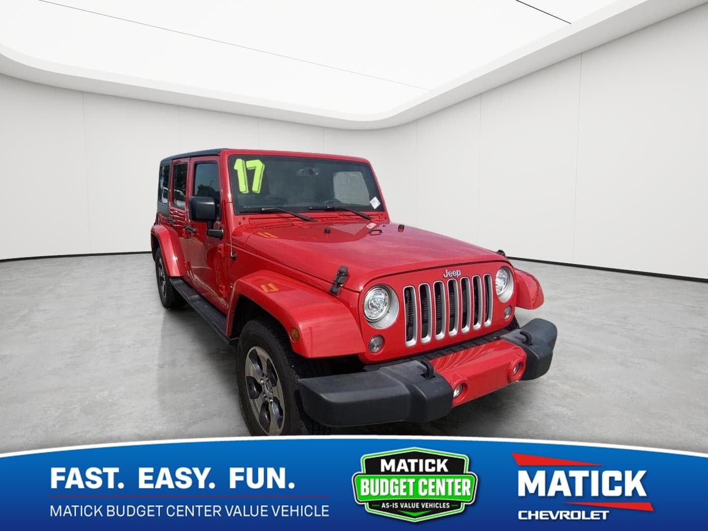 2017 Jeep Wrangler Unlimited Sahara — photo 1 of 38