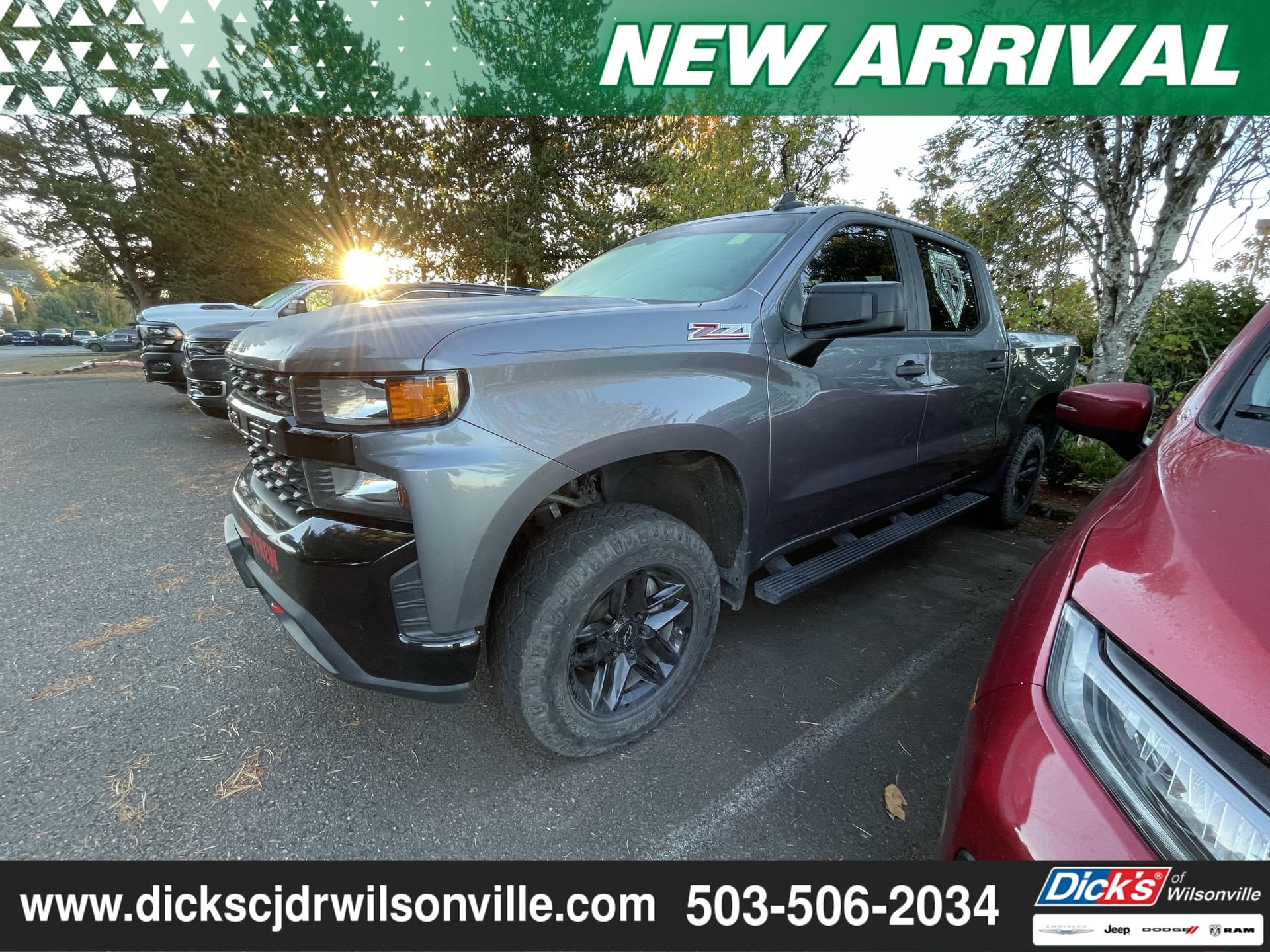 2021 Chevrolet Silverado 1500 Custom Trail Boss — photo 1 of 17