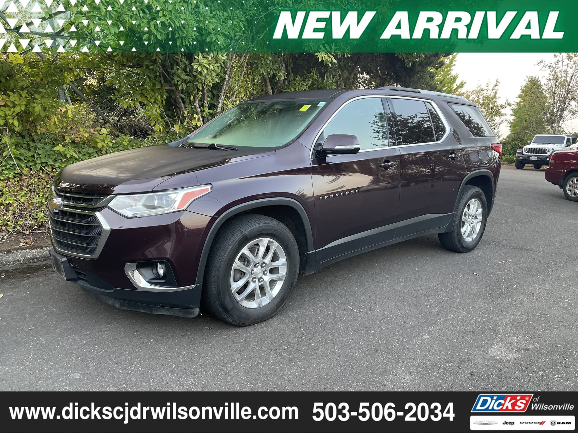 2018 Chevrolet Traverse LT Cloth — photo 1 of 5