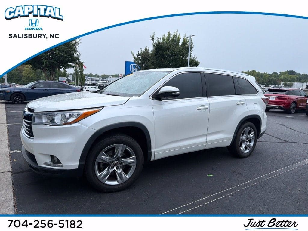 2016 Toyota Highlander Limited Platinum — photo 1 of 13