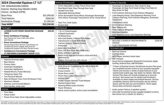 2024 Chevrolet Equinox LT — photo 1 of 5