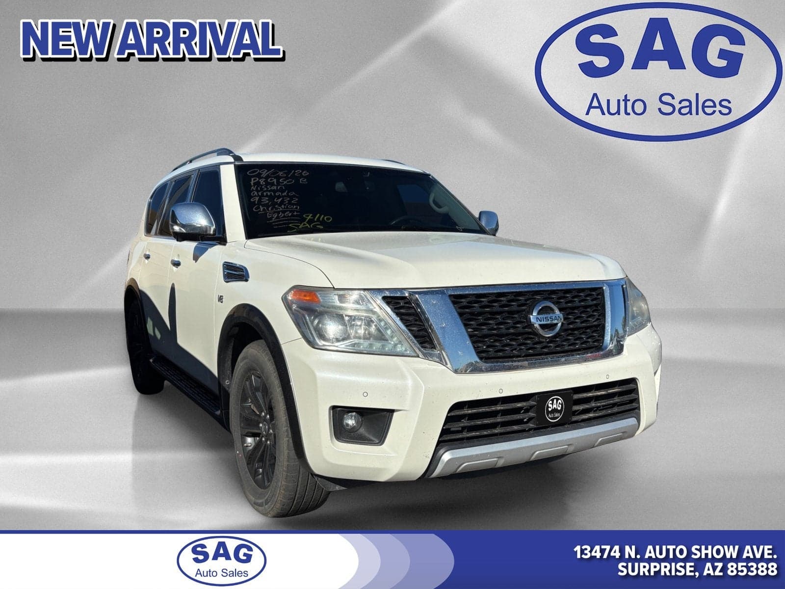2017 Nissan Armada Platinum — photo 1 of 11