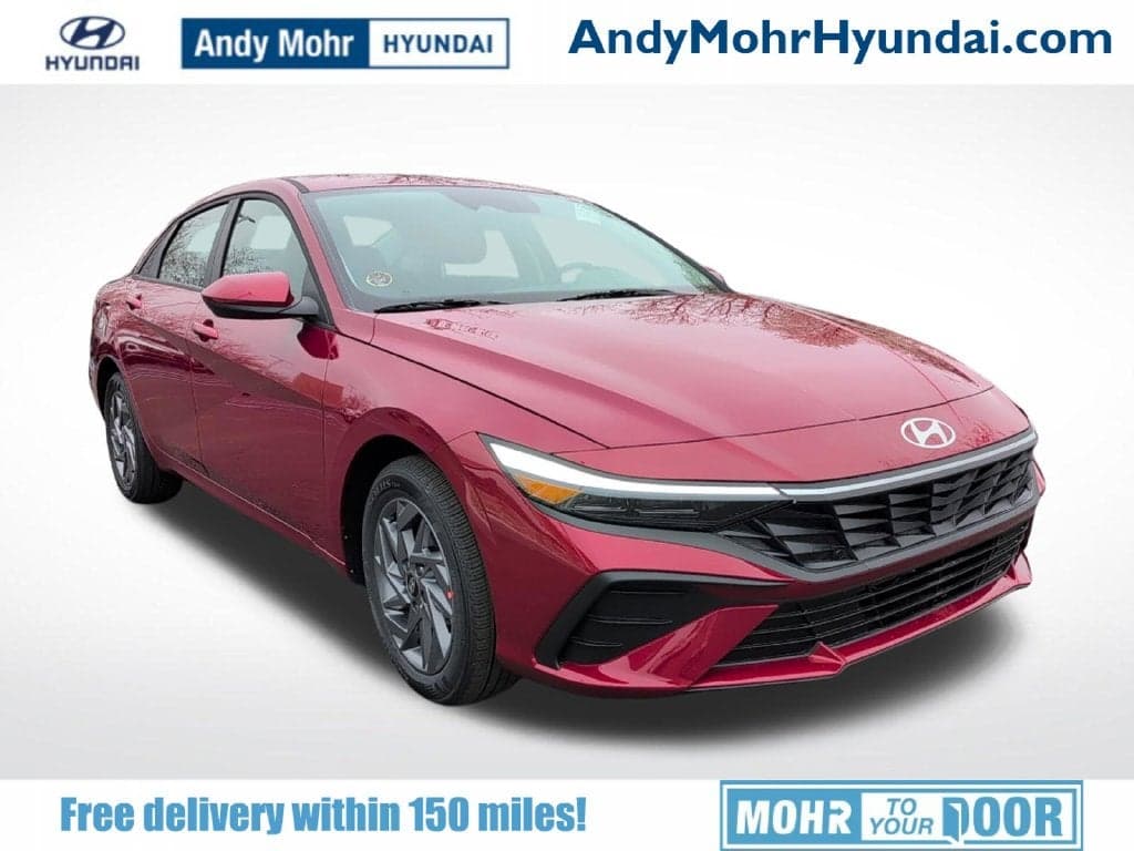 2025 Hyundai Elantra Hybrid Blue — photo 1 of 5