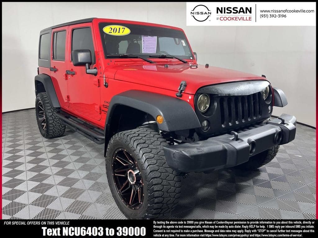2017 Jeep Wrangler Unlimited Sport — photo 1 of 33