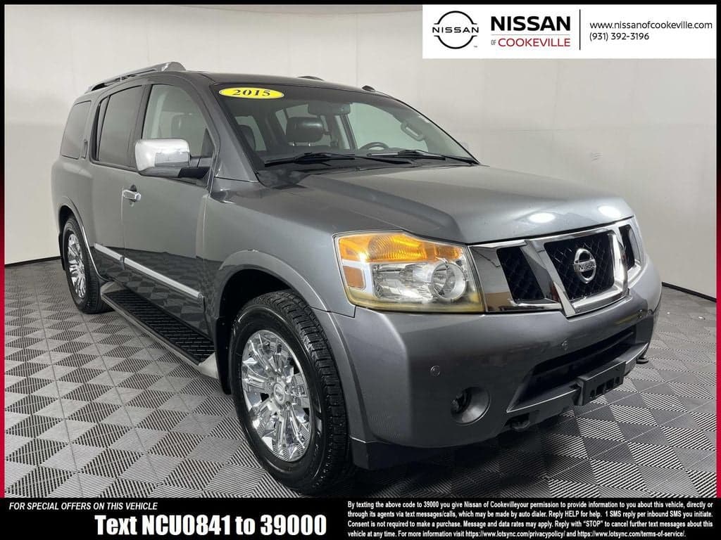 2015 Nissan Armada Platinum — photo 1 of 38