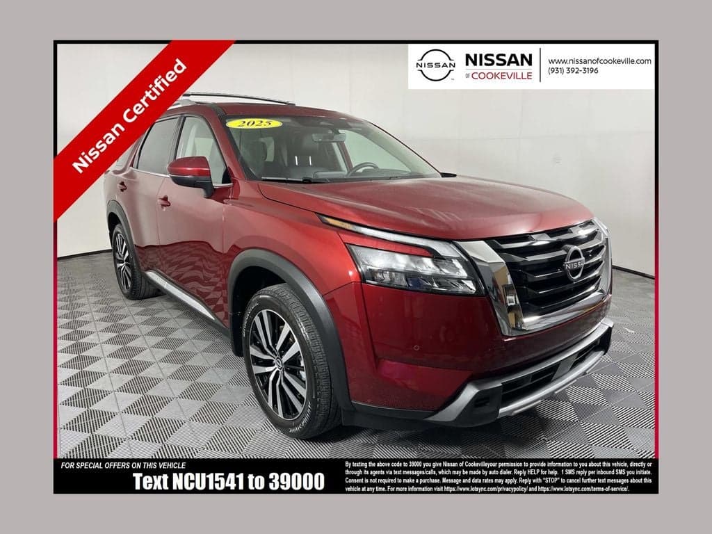 2025 Nissan Pathfinder Platinum — photo 1 of 38