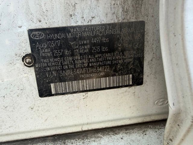2018 Hyundai Sonata SEL — photo 1 of 8