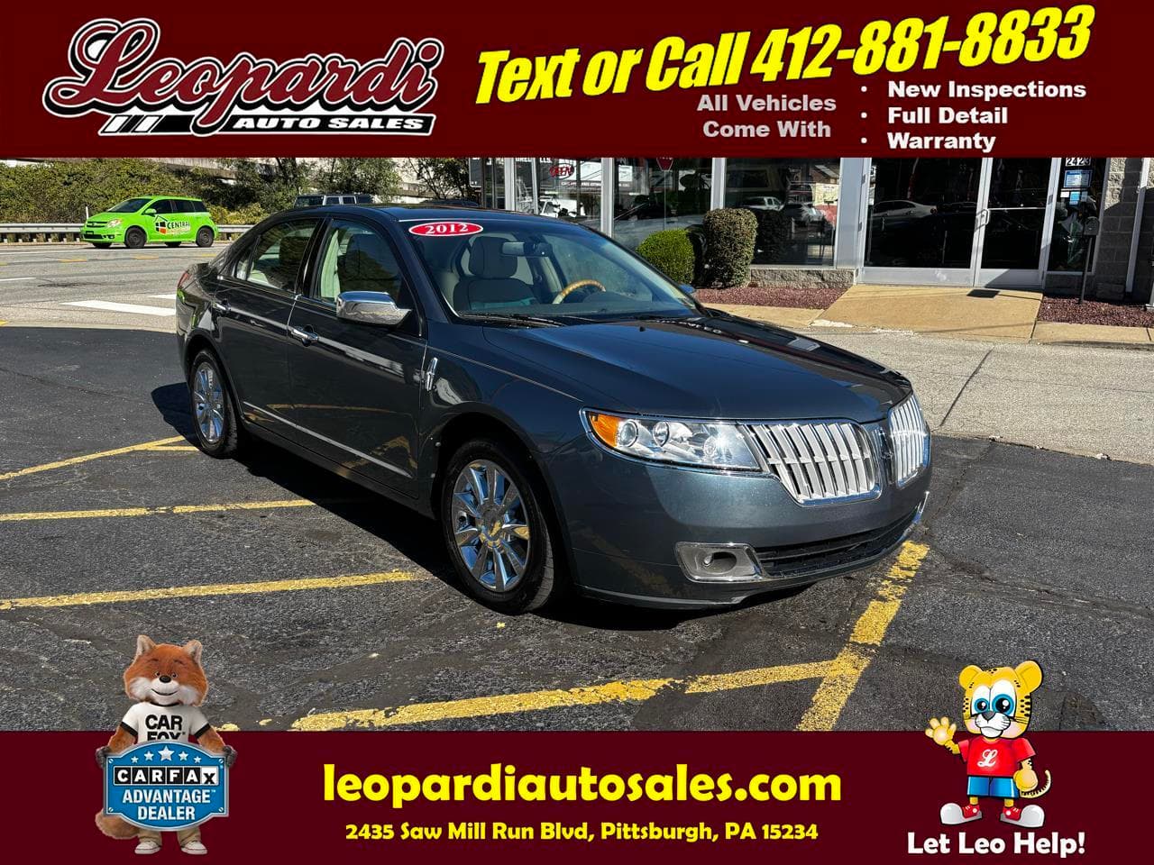 2012 Lincoln MKZ Base — photo 1 of 32