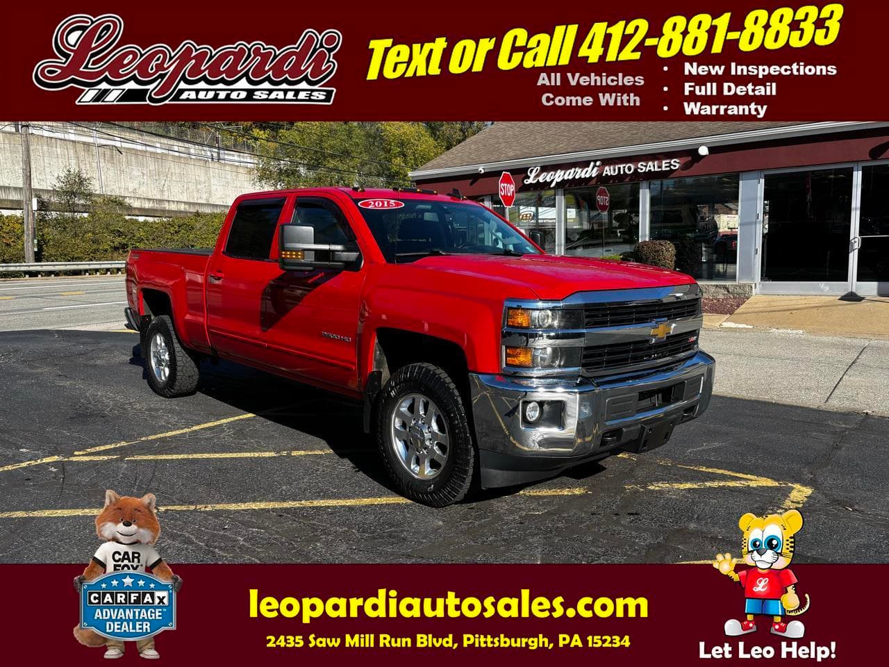 2015 Chevrolet Silverado 2500HD Base — photo 1 of 32