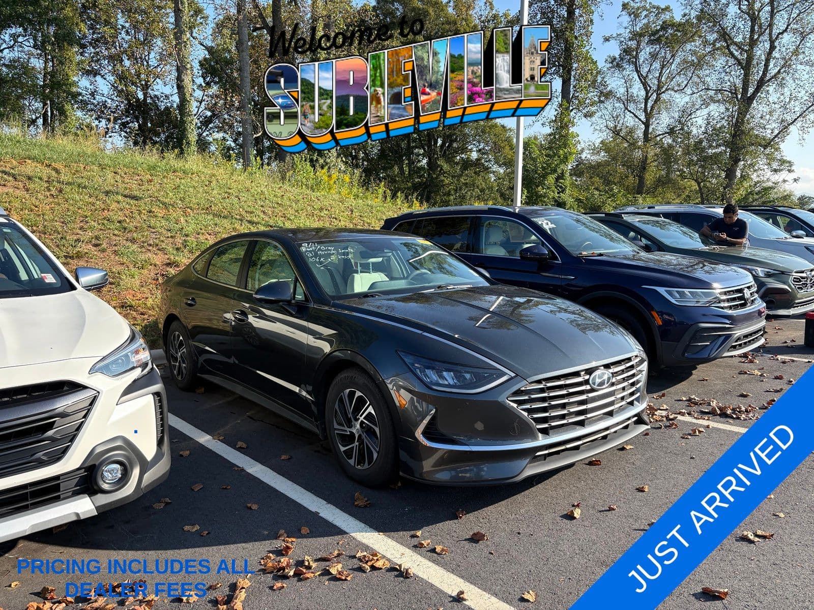 2021 Hyundai Sonata Hybrid Blue — photo 1 of 11