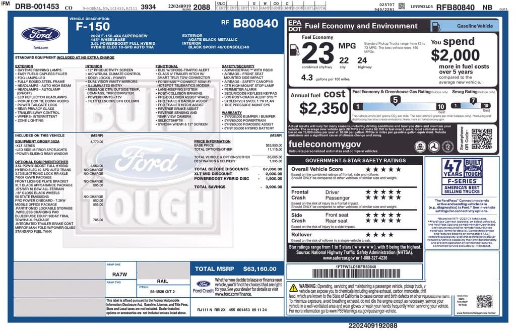 2024 Ford F-150 XLT — photo 1 of 2