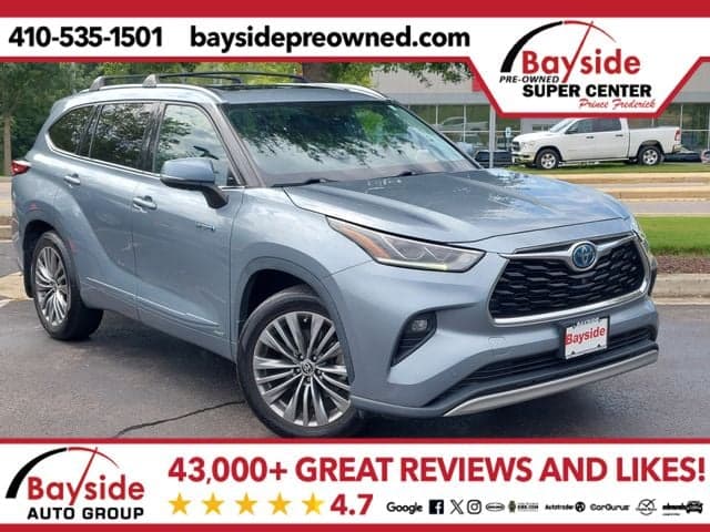 2021 Toyota Highlander Hybrid Platinum — photo 1 of 51