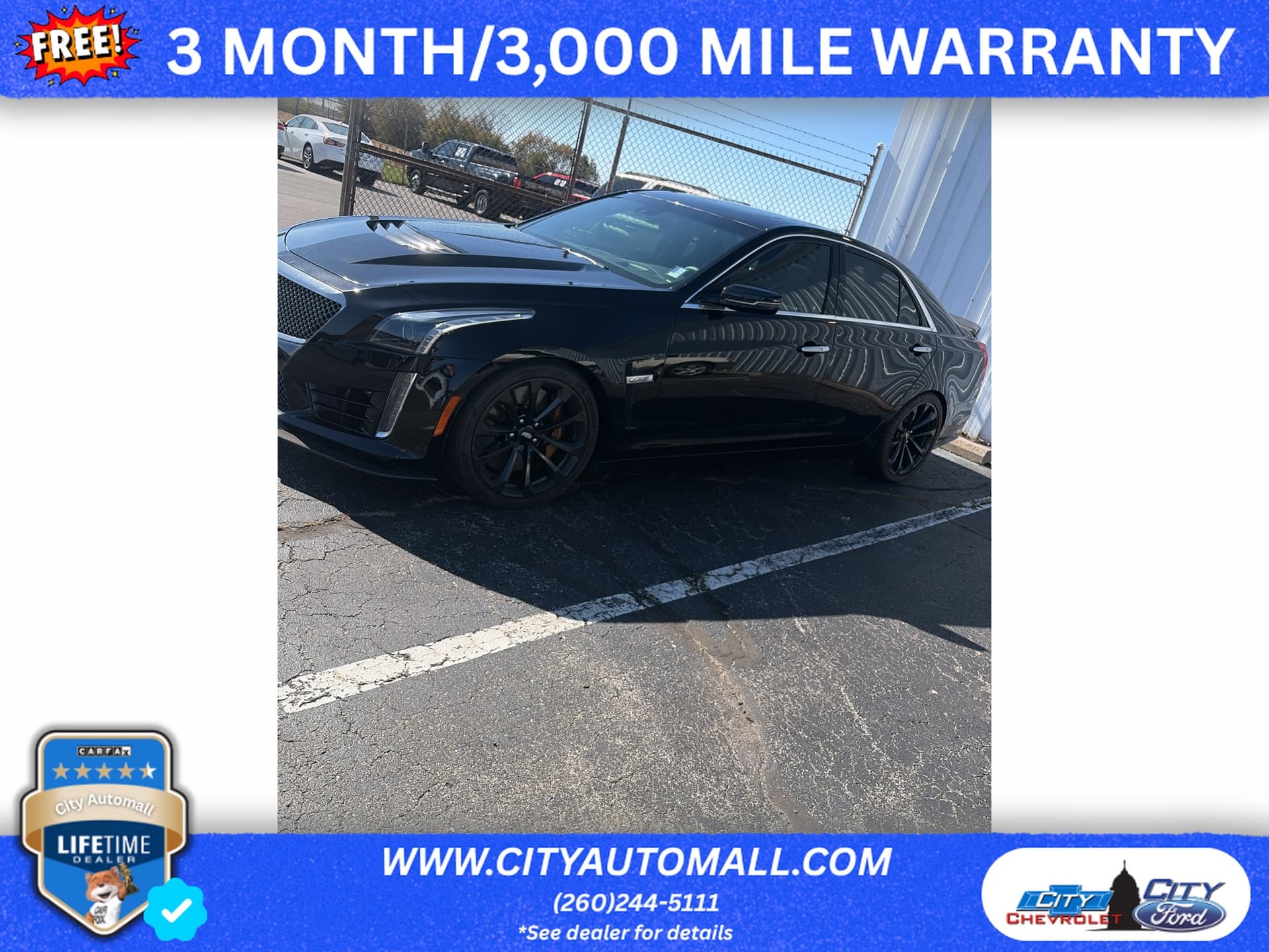 2017 Cadillac CTS-V Sedan Base — photo 1 of 5