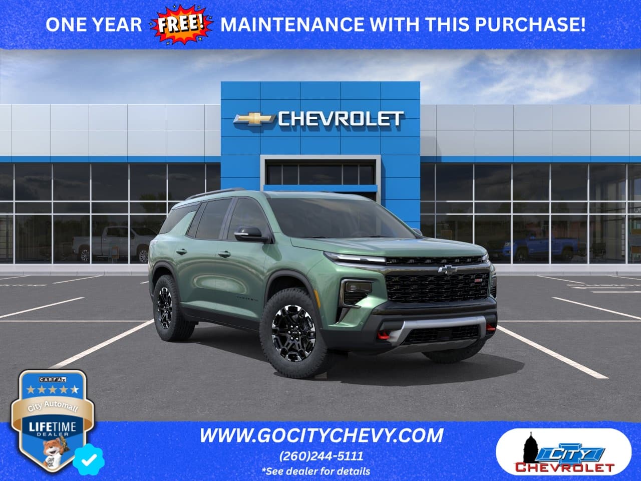 2027 Chevrolet Traverse AWD Z71 — photo 1 of 51