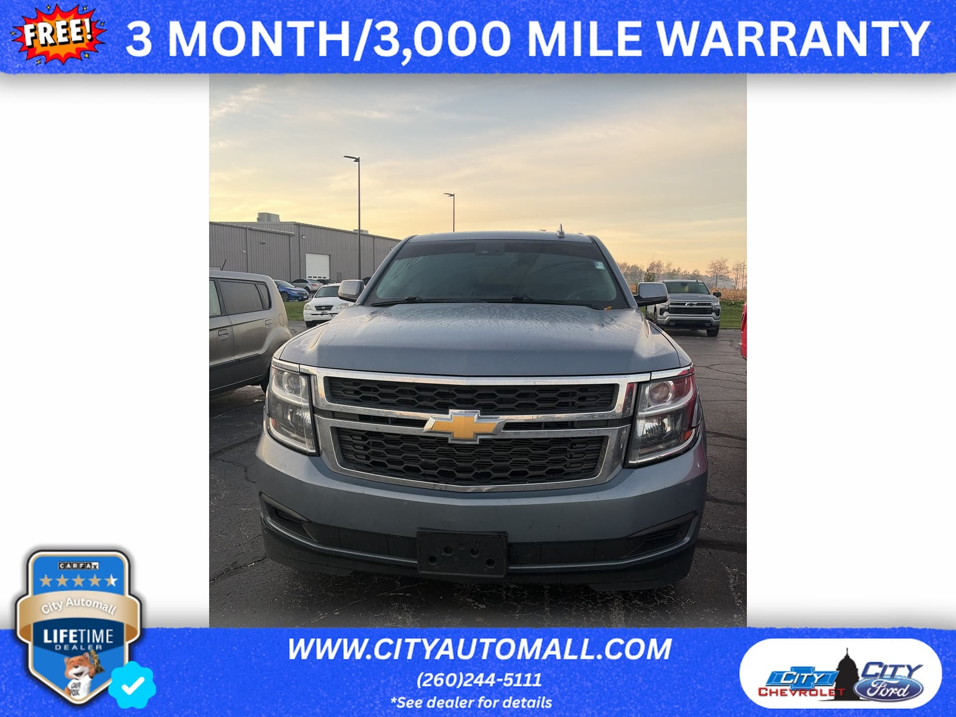 2016 Chevrolet Tahoe LT — photo 1 of 5