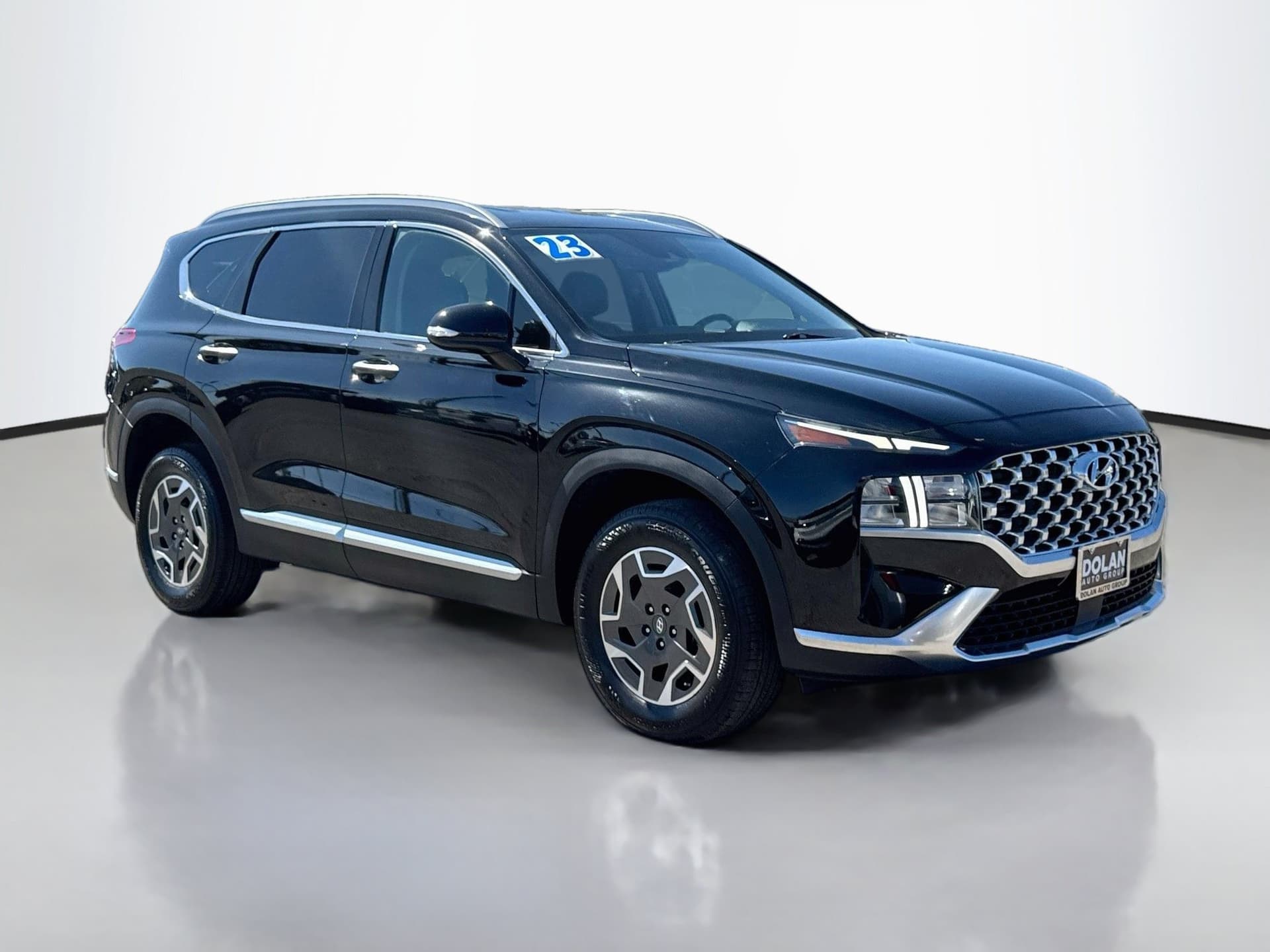 2023 Hyundai Santa Fe Hybrid Blue — photo 1 of 36