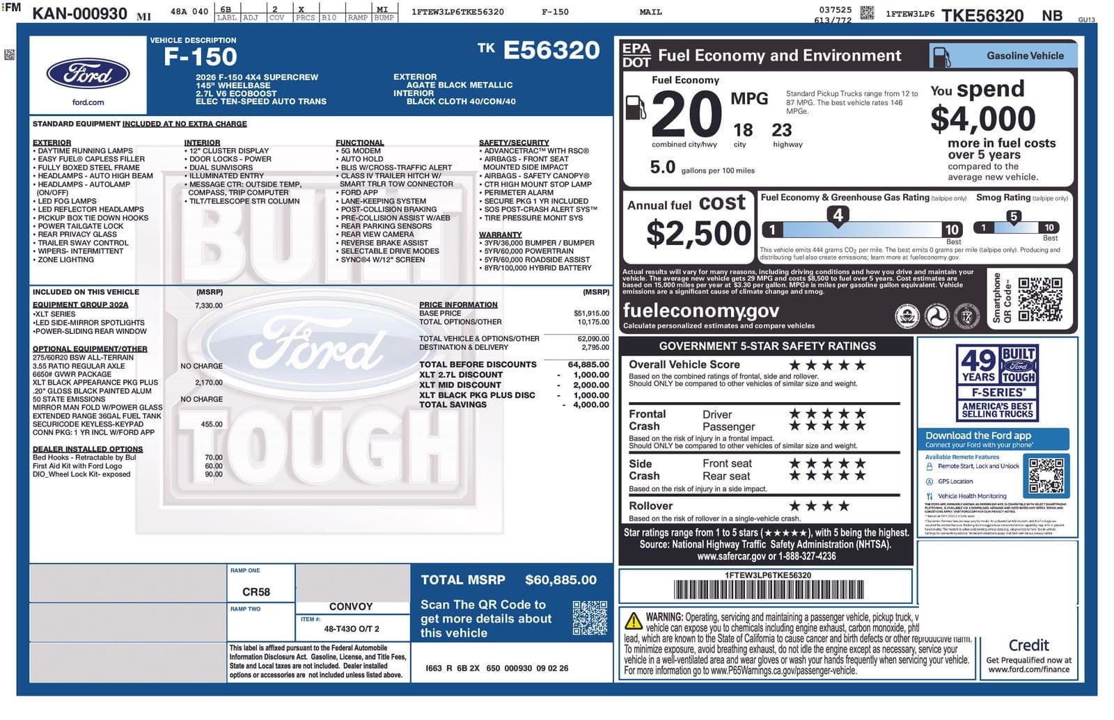 2026 Ford F-150 XLT — photo 1 of 8