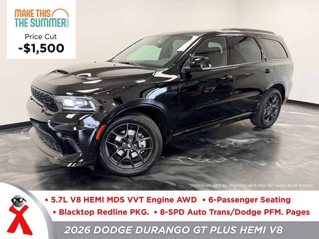 2026 Dodge Durango GT PLUS AWD HEMI V8 — photo 1 of 29