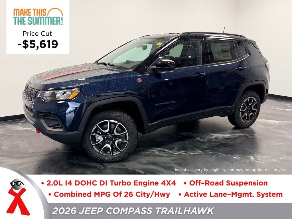 2026 Jeep Compass TRAILHAWK 4X4 — photo 1 of 37