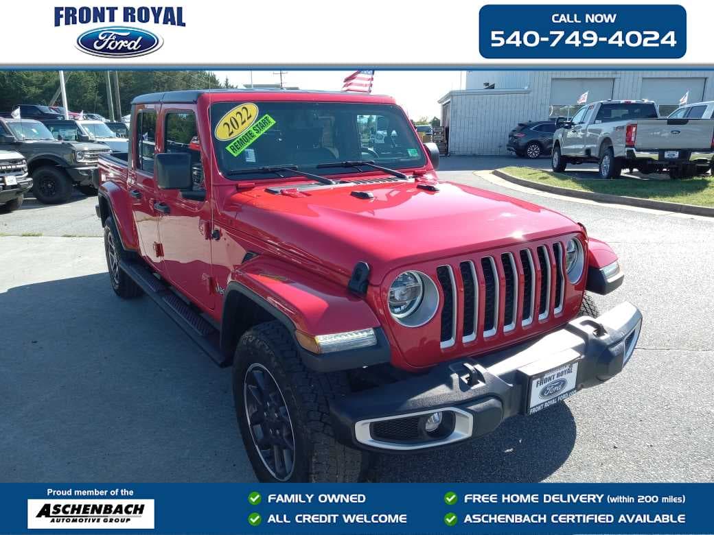 2022 Jeep Gladiator Overland — photo 1 of 34
