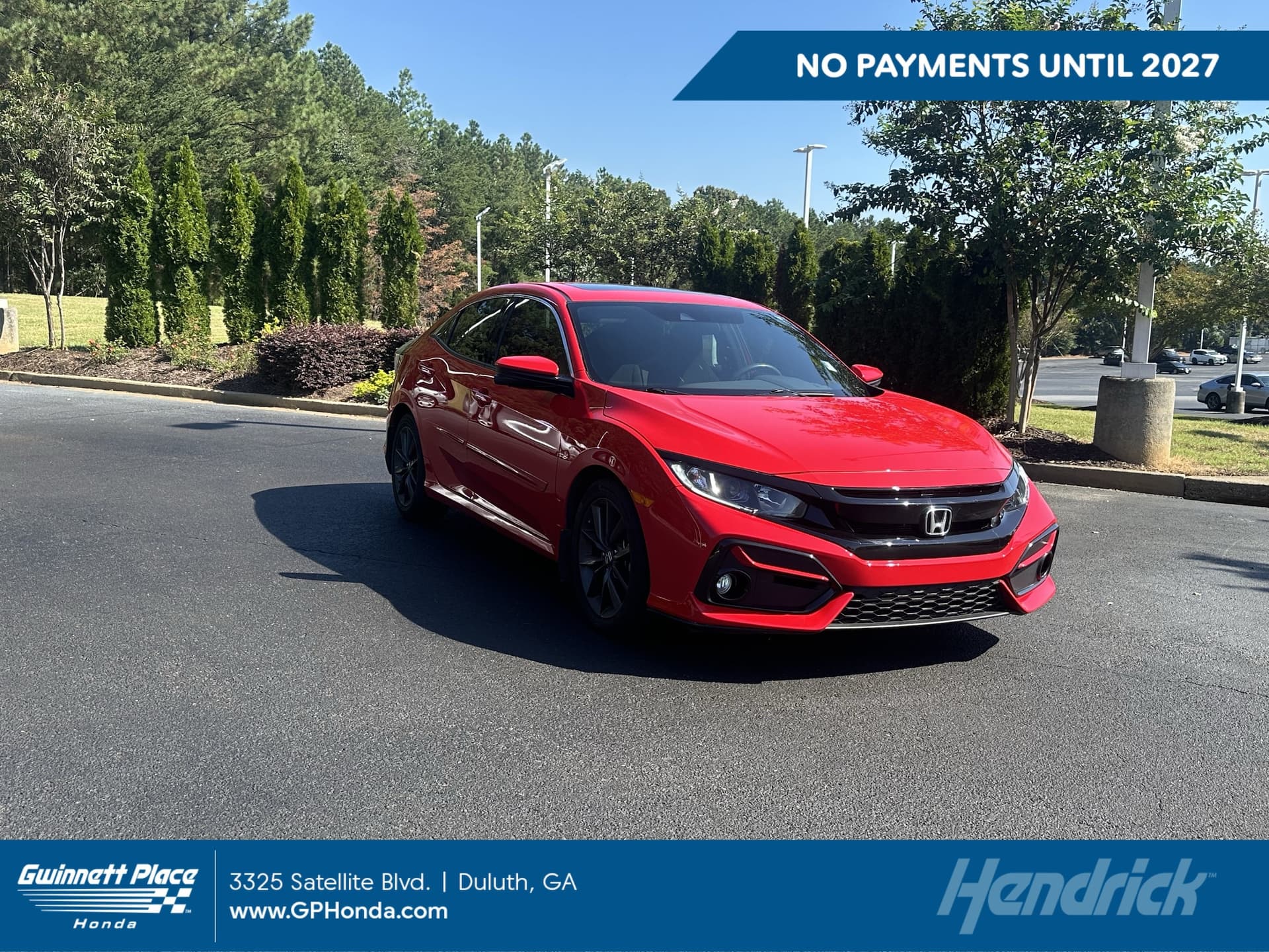 2021 Honda Civic Hatchback EX — photo 1 of 8