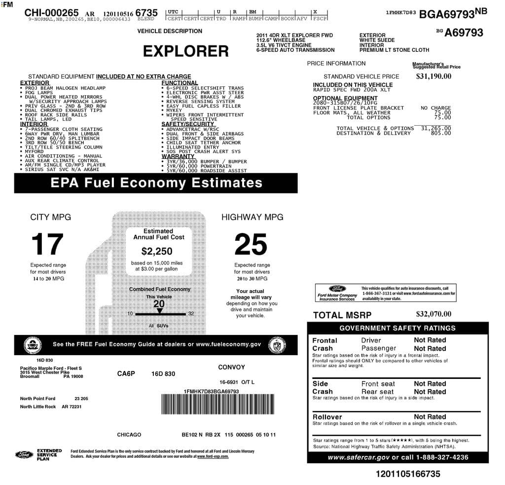 2011 Ford Explorer XLT — photo 1 of 16