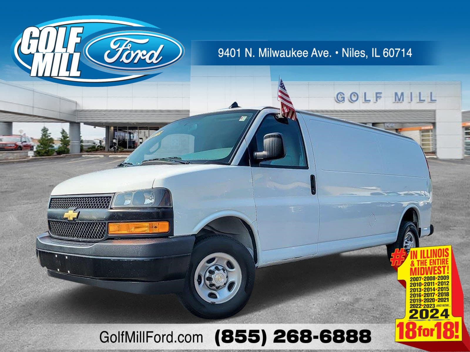 Foto de 2023 Chevrolet Express Cargo Van Work Van