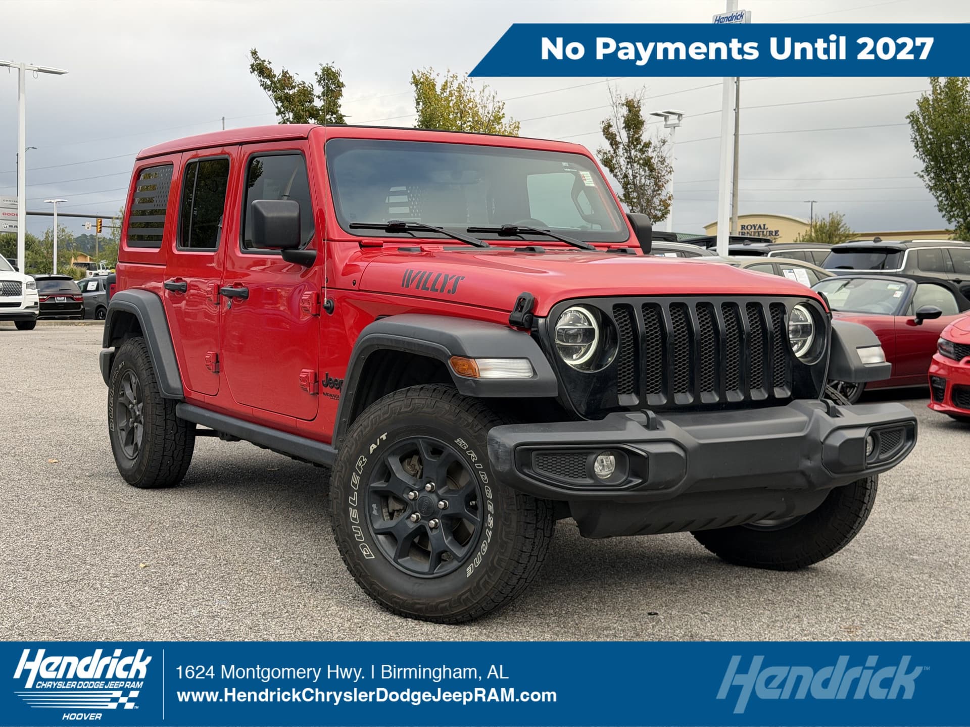 2022 Jeep Wrangler Unlimited Willys — photo 1 of 17