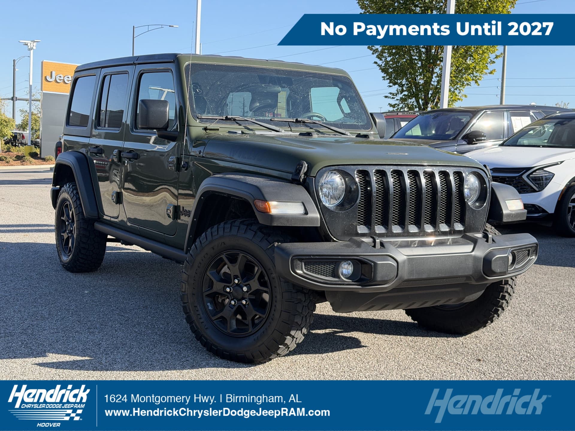 2022 Jeep Wrangler Unlimited Willys Sport — photo 1 of 17