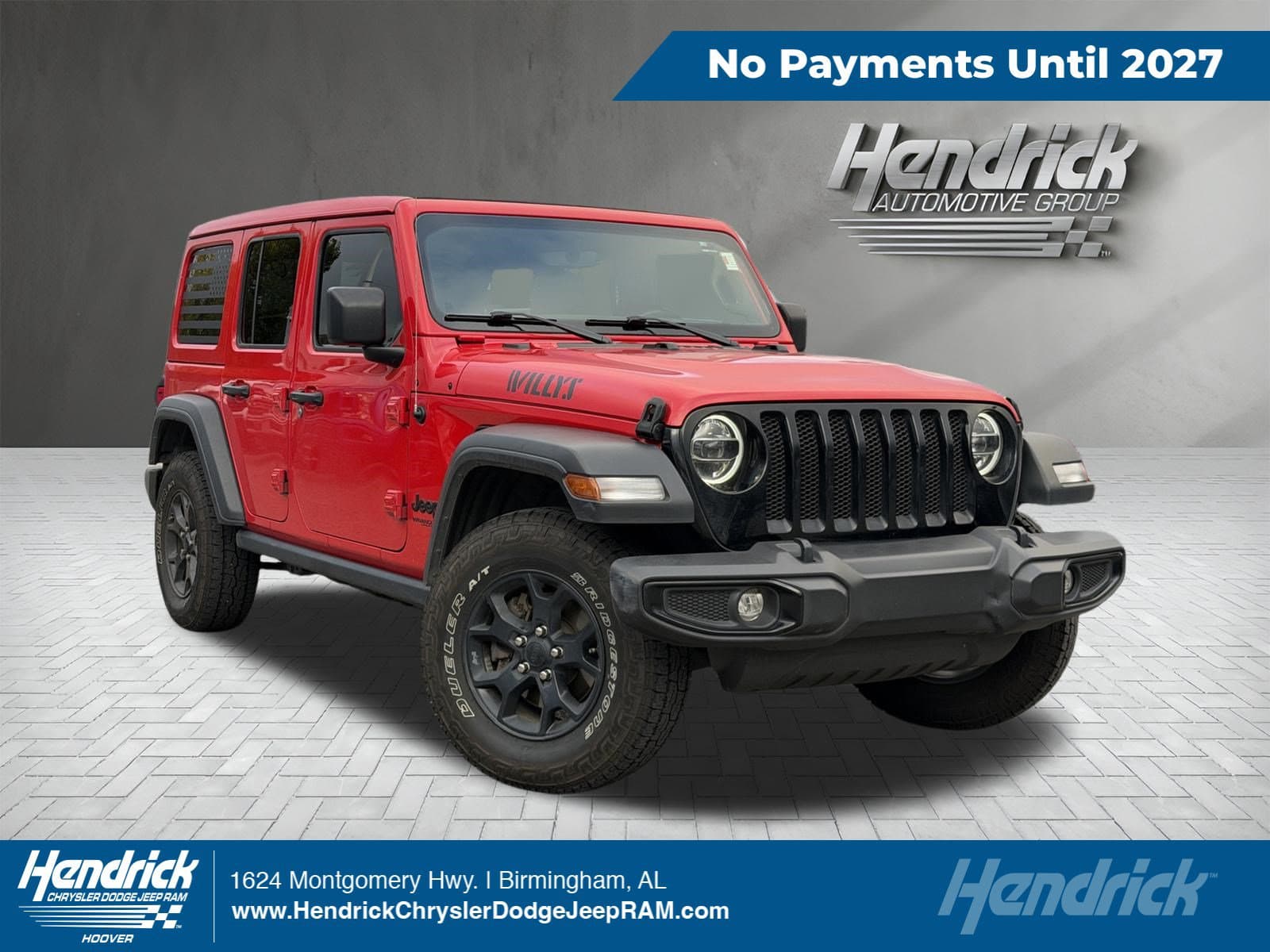 2022 Jeep Wrangler Unlimited Willys — photo 1 of 17